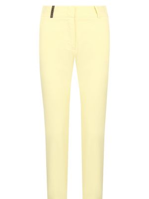 Прямые брюки Peserico желтые