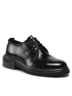 Обувки в стил дерби с връзки с дантела Calvin Klein черно