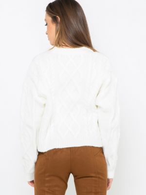 Sweter Camaïeu biały
