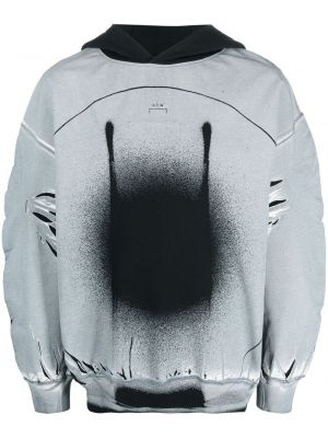 Bluza z kapturem z nadrukiem w abstrakcyjne wzory A-cold-wall*