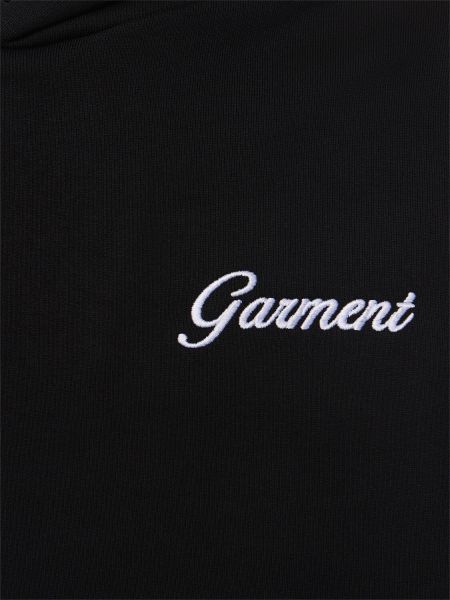 Siuvinėtas džemperis su gobtuvu Garment Workshop juoda