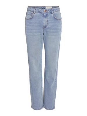 Priliehavé džínsy s rovným strihom Noisy May modrá