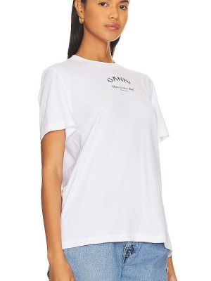 T-shirt baggy Ganni bianco