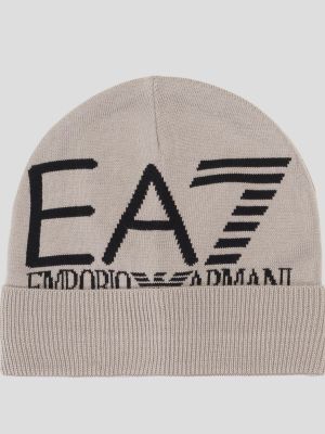 Бежева шапка Ea7 Emporio Armani