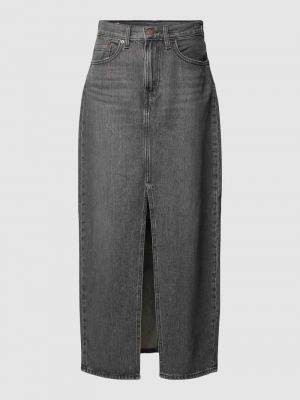 Spódnica jeansowa z kieszeniami Levi's szara