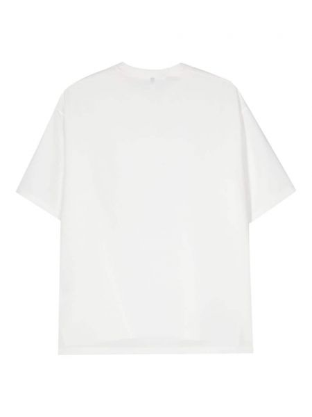 T-shirt à col v Attachment blanc