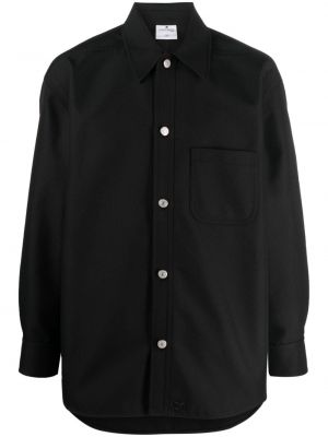 Памучна риза Courreges черно