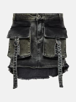 Spódnica jeansowa Blumarine czarna