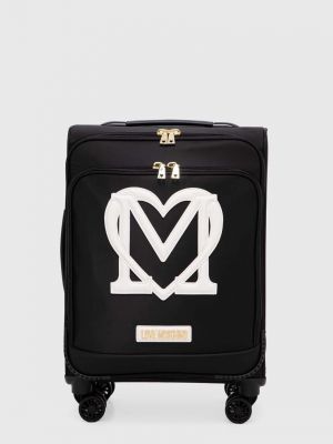 Черный чемодан Love Moschino