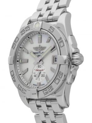Zegarek z perełkami Breitling biały