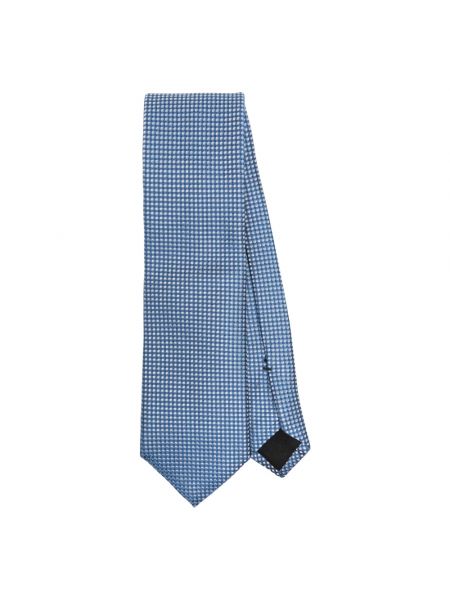 Jedwabny krawat Hugo Boss niebieski