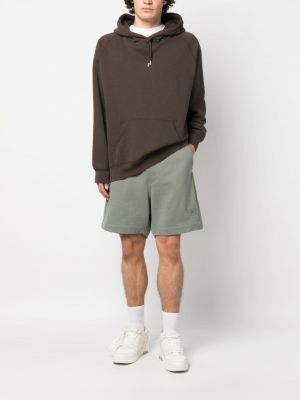 Shorts de sport en coton Y-3 vert