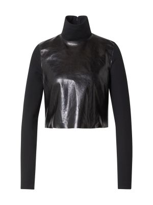 Tričko s dlhými rukávmi Calvin Klein čierna