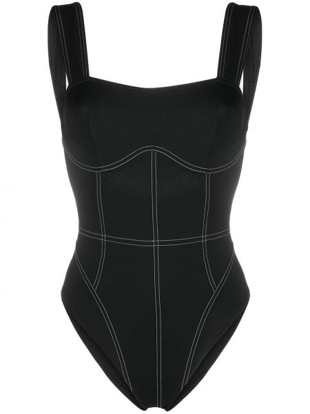 Vientisas maudymosi kostiumėlis Noire Swimwear juoda