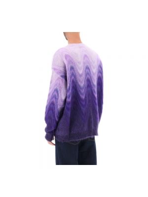 Jersey de lana de tela jersey con efecto degradado Etro violeta