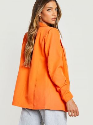 Костюмный пиджак Boohoo оранжевый