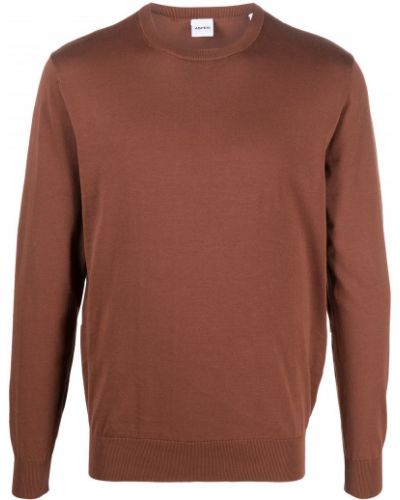 Jersey de tela jersey de cuello redondo Aspesi marrón