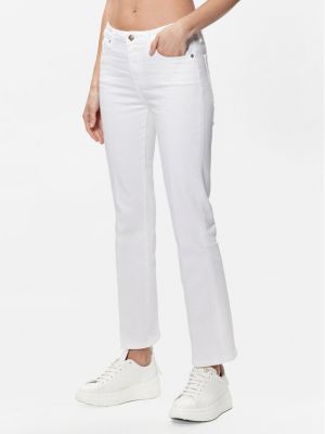 Jeans a zampa Tommy Hilfiger bianco
