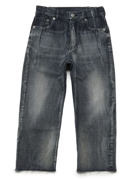 Straight leg-farkut tytöille Mm6 Maison Margiela Kids sininen