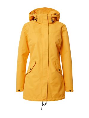 Priliehavá bunda na zips s kapucňou Icepeak - žltá