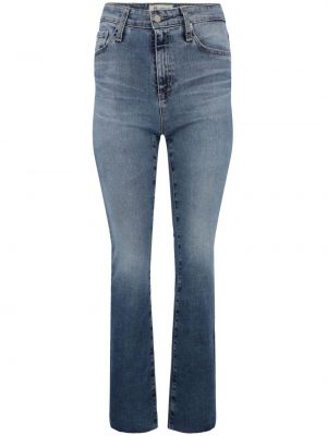 High waist bootcut jeans ausgestellt Ag Jeans blau