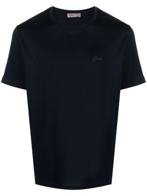 Kokvilnas t-krekls ar apdruku Herno zils