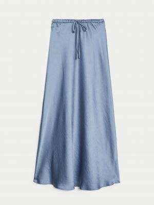 Saténové sukně Marks & Spencer modré