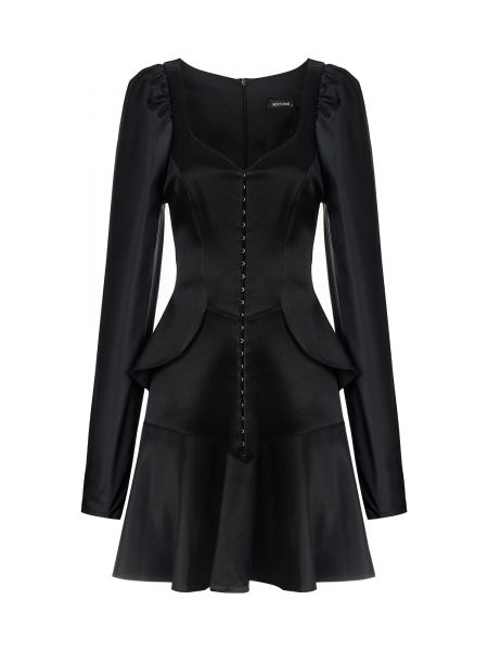Košeľové šaty Nocturne čierna