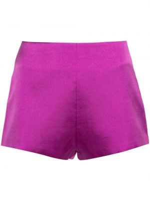 Shorts en satin The Andamane violet