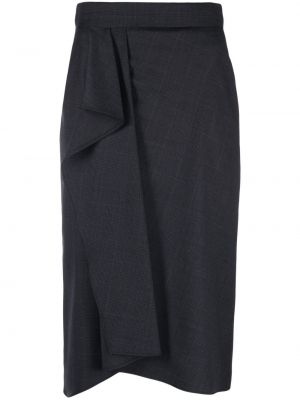 Vlněné pouzdrová sukně s vysokým pasem na zip Isabel Marant Etoile