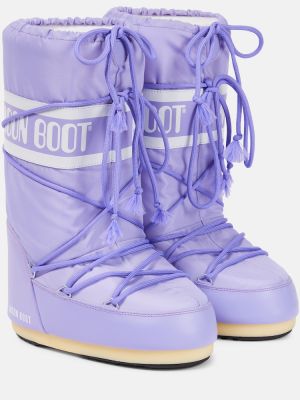 Botas de nieve Moon Boot violeta