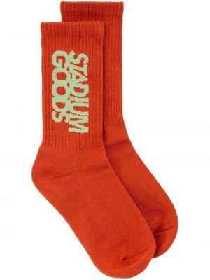 Чорапи с принт Stadium Goods® червено