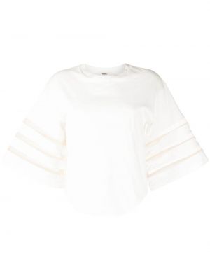 Βαμβακερή μπλούζα Muller Of Yoshiokubo λευκό