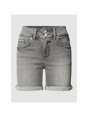 Szorty jeansowe o kroju slim fit z naszywką z logo model ‘Becky’ Ltb