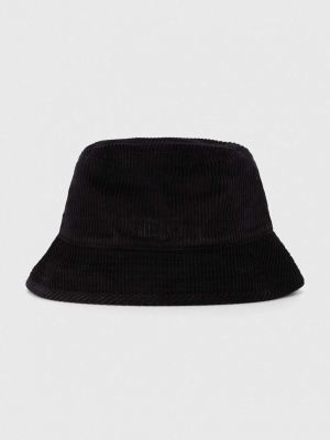 Pamut kordbársony kalap Allsaints fekete