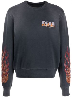 Bomull sweatshirt Amiri grå