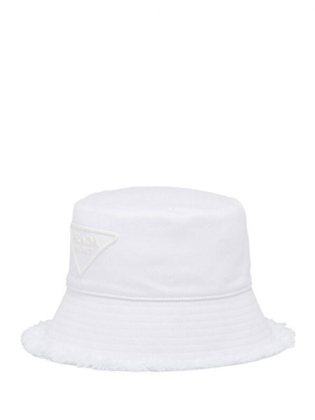 Шляпа Prada белая