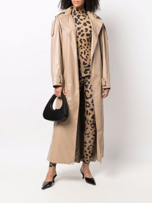 Leggings mit print mit leopardenmuster Atu Body Couture beige