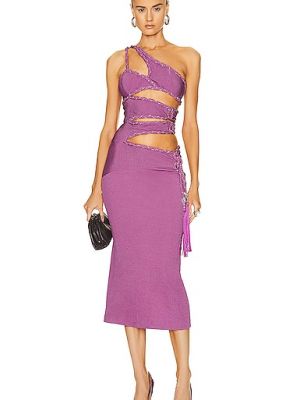 Rochie tricotata Patbo - violet