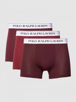 Bokserki slim fit Polo Ralph Lauren Underwear bordowe
