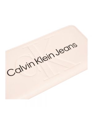 Cartera con cremallera Calvin Klein Jeans rosa