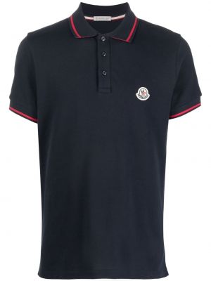 Poloskjorte Moncler blå