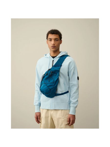 Nylonowa torba na ramię C.p. Company niebieska