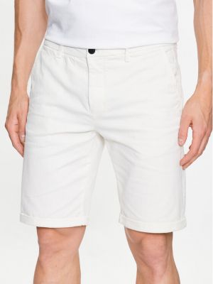 Kratke hlače slim fit Lindbergh bijela