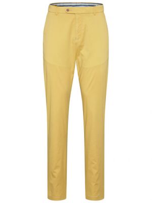 Pantalon slim Bugatti jaune