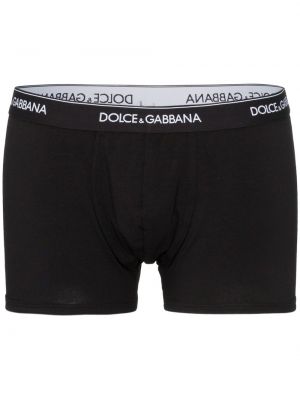 Calcetines con bordado Dolce & Gabbana negro