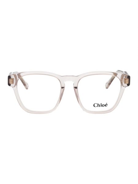 Okulary Chloe beżowe