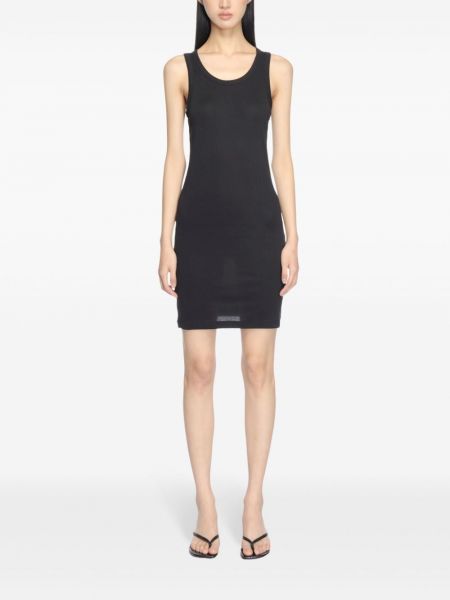 Mini šaty Helmut Lang černé