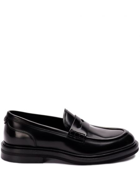 Læder loafers Dolce & Gabbana sort