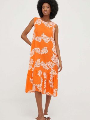 Mini šaty Answear Lab oranžové
